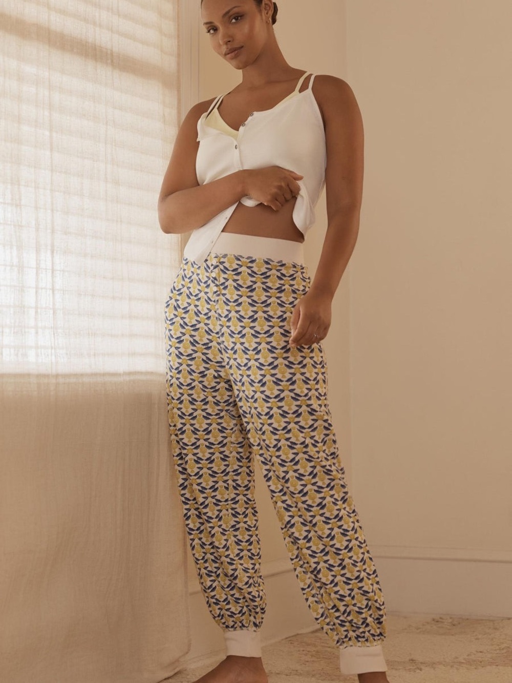 Nwot Anthropologie waffle knit pajama pants